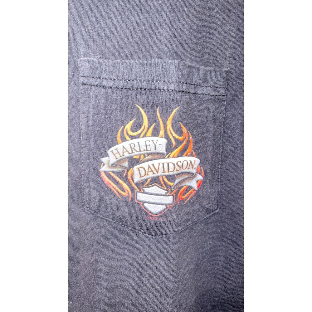 Vintage 2005 Harley-Davidson Freedom N Canton Ohio Pocket Tee XL USA Made